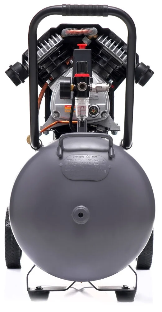 Compresor aer comprimat 100L 2 pistoane + kit 5 accesorii pneumatice + ulei compresor (TA367+PNEUM5PCS+EFT-6093) [5]