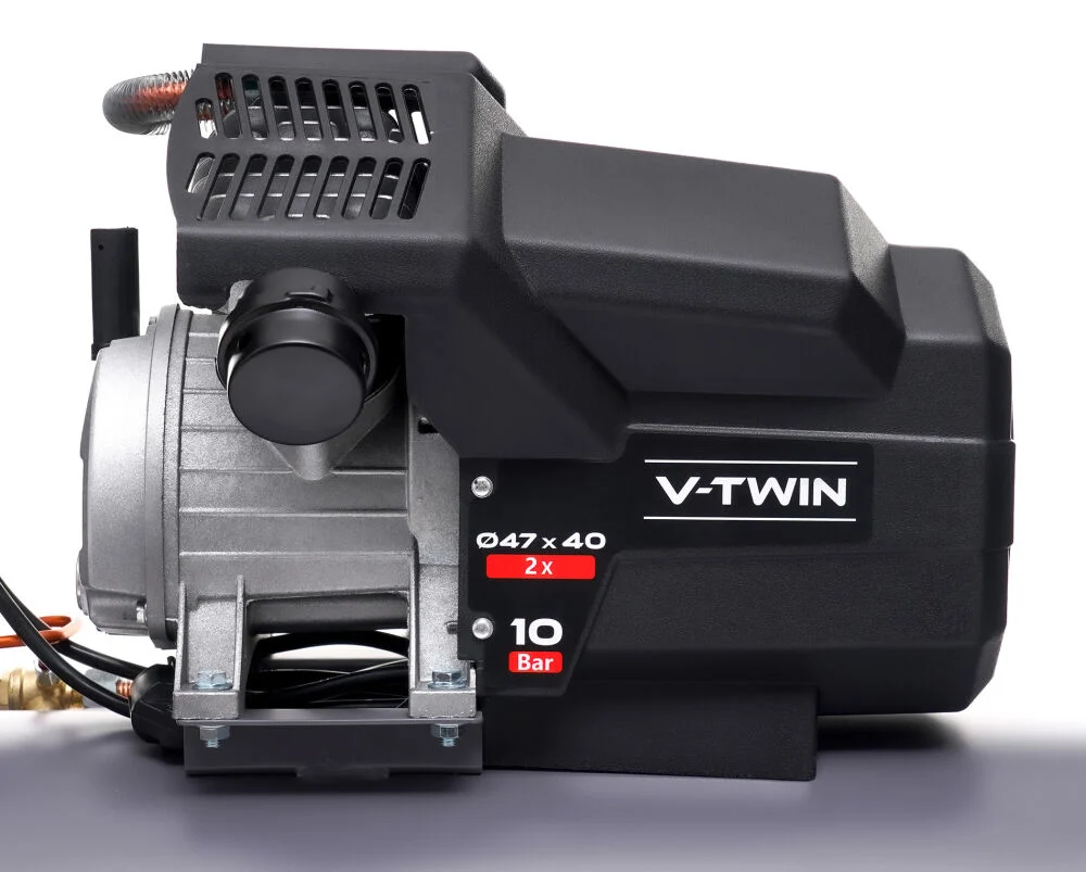 Compresor aer comprimat 100L 2 pistoane + kit 5 accesorii pneumatice + ulei compresor (TA367+PNEUM5PCS+EFT-6093) [13]