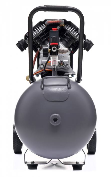 Compresor aer comprimat 100L 230V 3.5kw 640Lmin 10bar 2 pistoane (TA366) [6]