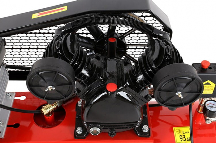 Compresor aer comprimat 100L 230V 3.8CP 250L/min 8bar 2 pistoane (KD402) [15]