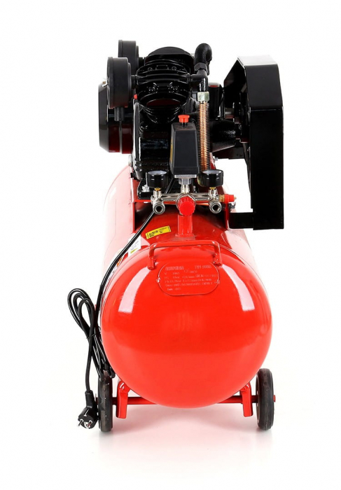Compresor aer comprimat 100L 230V 3.8CP 250L/min 8bar 2 pistoane (KD402) [14]