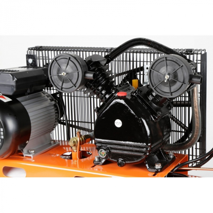 Compresor aer comprimat 100L 4.6CP 2 cilindri 480L min (LXC100-2-230V) [4]