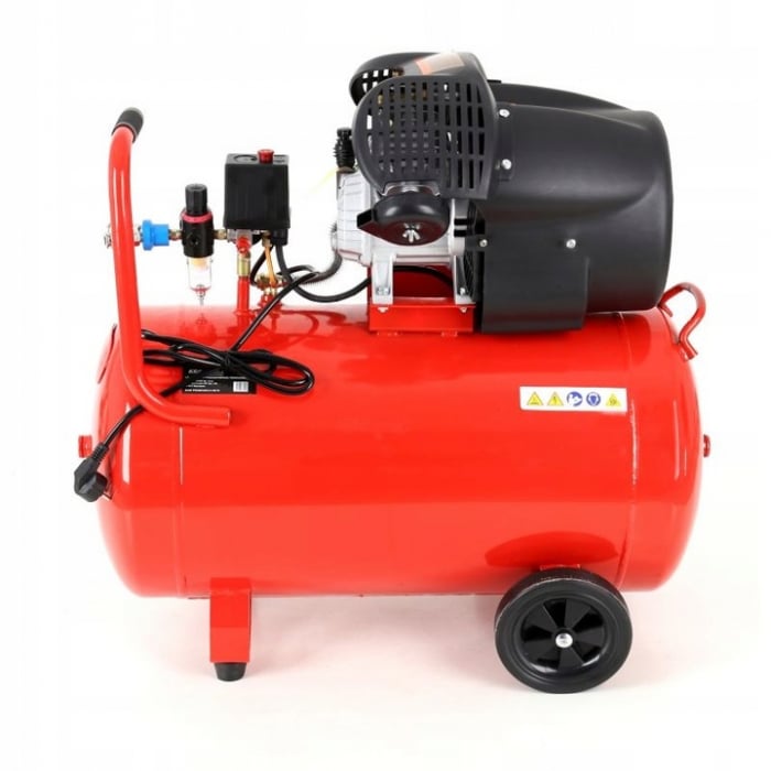 Compresor aer comprimat 100L 4CP 530L min 8bar + dezumidificator + kit scule pneumatice (KD1483+) [5]