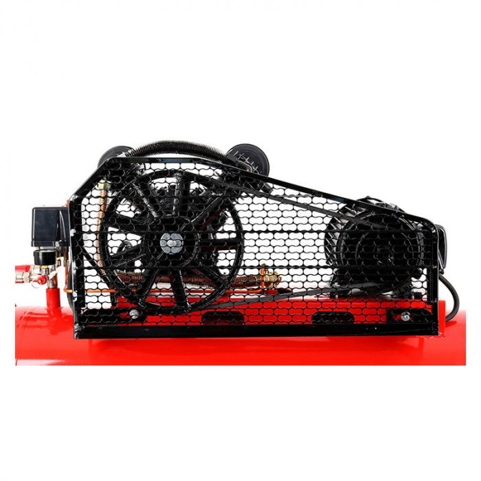 Compresor aer comprimat 150L 5.2CP 2 cilindri 640L min trifazic 380V (KD406) [11]