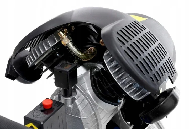 Compresor aer comprimat 100l 530lmin 8bar + furtun pneumatic aer 5x12mm 20m + pistol pneumatic tencuiala glet vopsea vas 5l (TA361+KD673+V81281) [8]