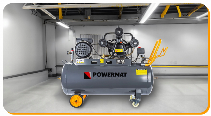 Compresor aer comprimat 150L 230V 650L min 3 cilindri PM1305 (PM-KO-150T-230V) [22]