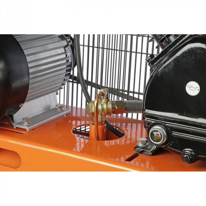 Compresor aer comprimat 150L 5.1CP 2 cilindri 660L min (LXC150-2-230V) [4]