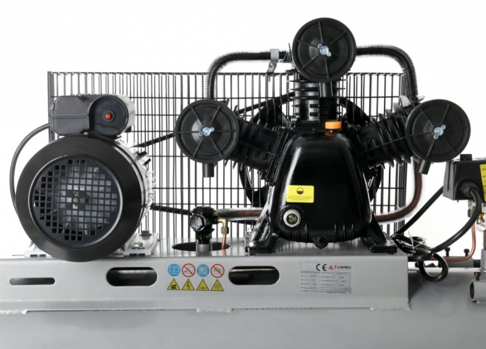 Compresor aer comprimat 150L 230V 5.6CP 650L min 3 cilindri + regulator dezumidificator (TA325B) [5]