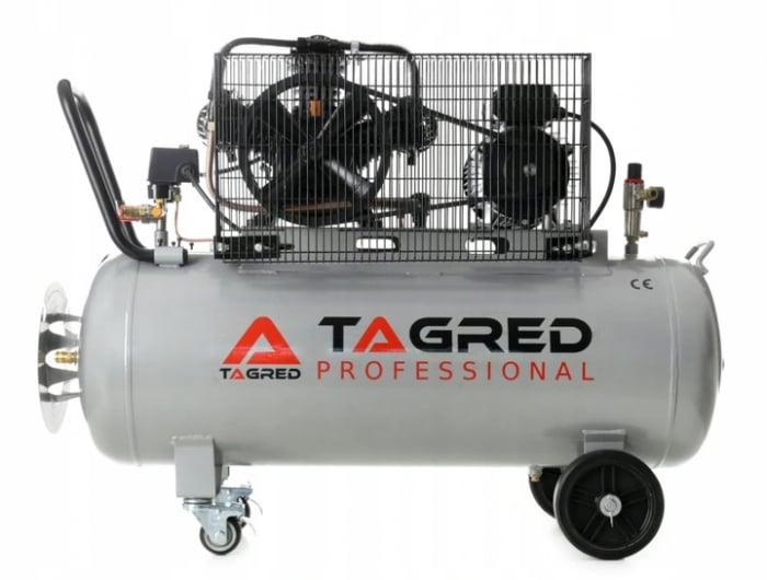 Compresor aer comprimat 200L 230V 5.6CP 650L min 3 cilindri + regulator dezumidificator (TA326B) [13]