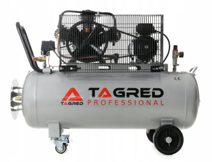 Compresor aer comprimat 200L 230V 5.6CP 650L min 3 cilindri + regulator dezumidificator (TA326B) [11]