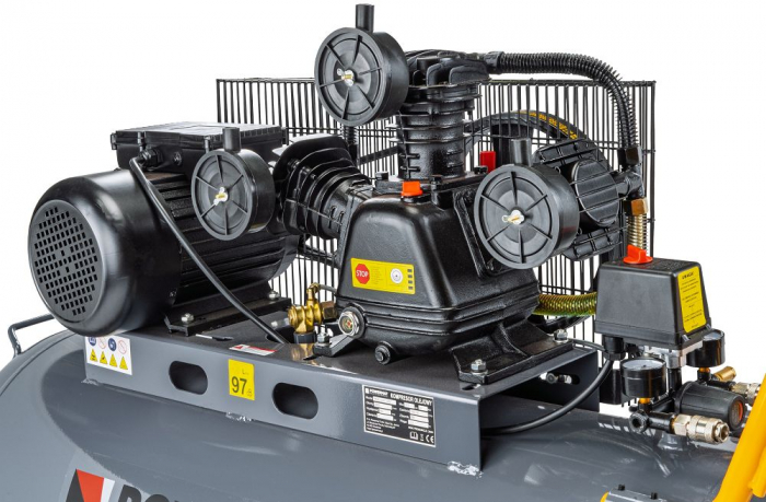 Compresor aer comprimat 200L 230V 650L min 3 cilindri PM1307 (PM-KO-200T-230V) [7]