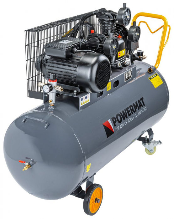 Compresor aer comprimat 200L 230V 650L min 3 cilindri PM1307 (PM-KO-200T-230V) [3]