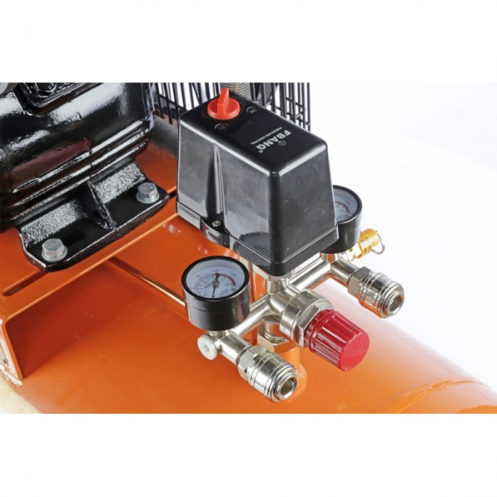 Compresor aer comprimat 200L 5.7CP 2 cilindri 690L min (LXC200-2-400V) [8]