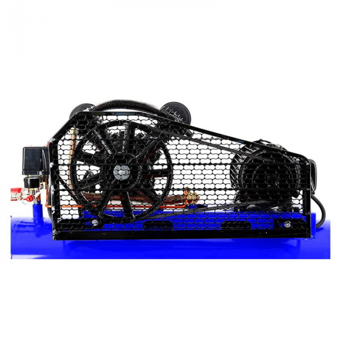 Compresor aer comprimat 200L trifazic trifazat 380V 400V 4.3kw 690Lmin 8 bar 2 pistoane (KD4063) [5]