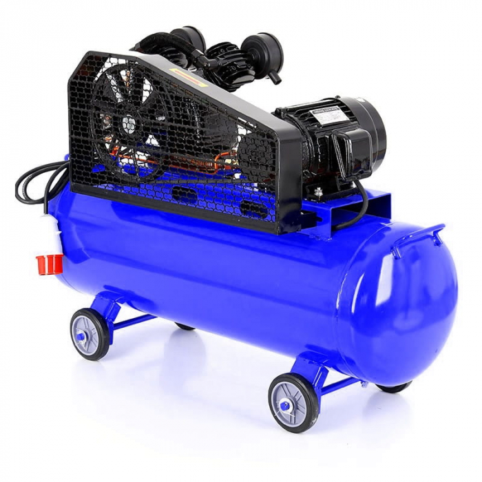 Compresor aer comprimat 200L trifazic trifazat 380V 400V 4.3kw 690Lmin 8 bar 2 pistoane (KD4063) [3]