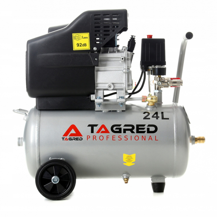 Compresor aer comprimat 25L litri 8 bar 300L min (TA300N) [3]