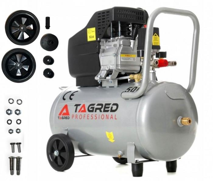 Compresor aer comprimat 50 litri 8 bar 2,8 KW (KD401/TA301N) [2]