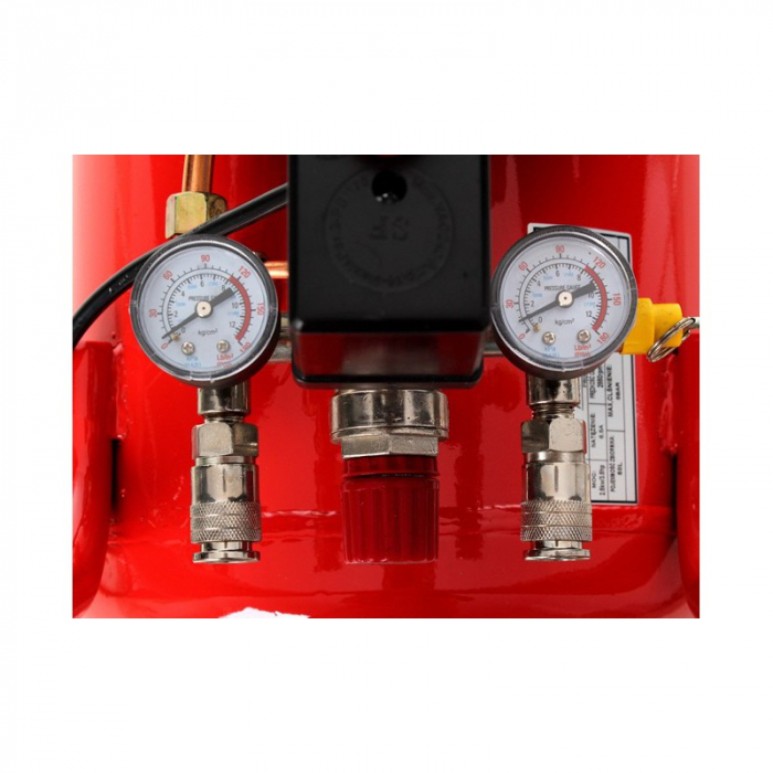 Compresor aer comprimat 50L 3.8CP 206L min 8bar + kit scule pneumatice (KD401/TA301N+) [9]