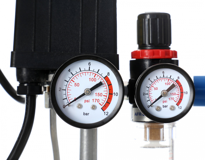 Compresor aer comprimat 50L 530L/min 2 pistoane 8bar + dezumidificator (TA360) [10]