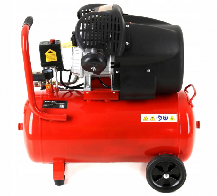 Resigilat-Compresor aer comprimat 50L 4CP 530L min 8bar (KD1484) [4]
