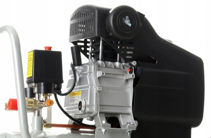 Compresor aer comprimat 50L litri 8 bar 300L min + kit scule pneumatice (TA301N+) [2]
