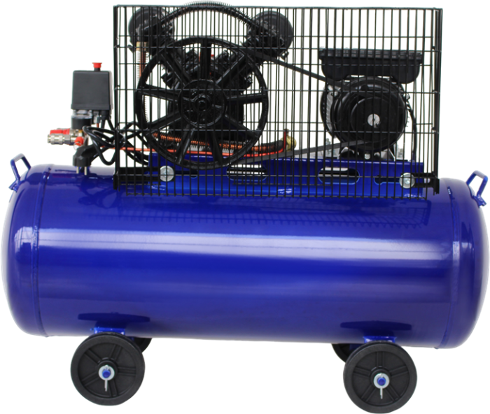 Compresor aer comprimat monofazic monofazat 100L 220V 230V 4.2CP 480L/min 8bar 2 pistoane (KD4054) [4]