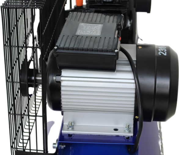 Compresor aer comprimat monofazic monofazat 100L 220V 230V 4.2CP 480L/min 8bar 2 pistoane (KD4054) [9]