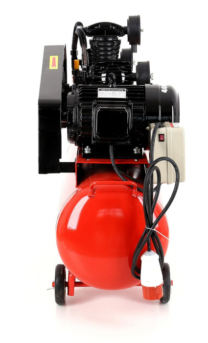 Compresor aer comprimat trifazic trifazat 100L 380V 5.6CP 650Lmin 8bar 3 pistoane(KD405) [7]