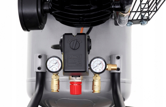 Compresor aer comprimat trifazic trifazat 100L 380V 5.6CP 650Lmin 8bar 3 pistoane+regulator dezumidificator (TA348B) [3]