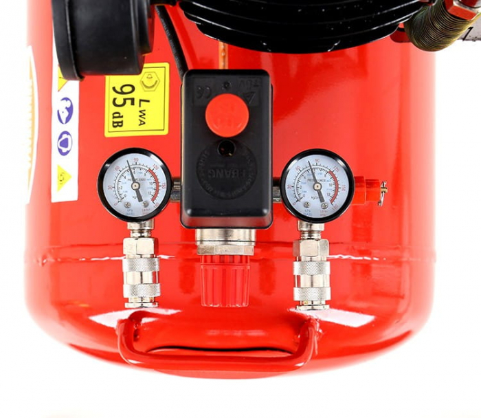 Compresor aer comprimat trifazic trifazat 200L 380V 6.5CP 600L/min 8bar 3 pistoane (KD408) [9]