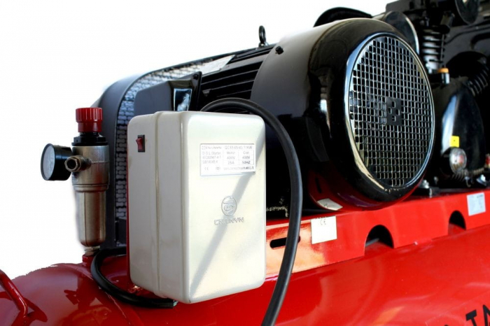 Compresor aer comprimat trifazic trifazat 300L 380V 12.9CP 1460L/min 8bar 3 pistoane(KD1411) [4]