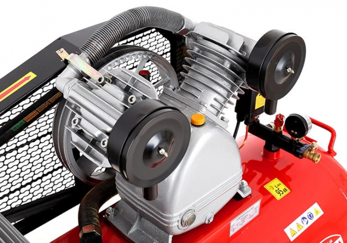 Compresor aer comprimat trifazic trifazat 300L 380V 7.5CP 820L/min 8bar 2 pistoane (KD1410) [12]