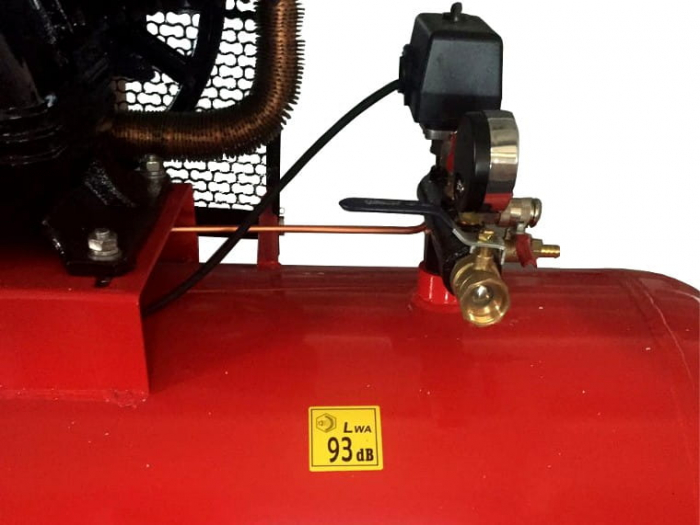 Compresor aer comprimat trifazic trifazat 500L 380V 14.6CP 1960L/min 9bar 3 pistoane (KD1413) [4]