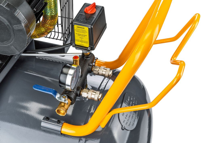 Compresor aer cu ulei 300L motor 7.5kW 10CP debit 1200l/min presiune 8 bar alimentare trifazica 400V  PM1309 (PM-KO-300T-400V) [5]