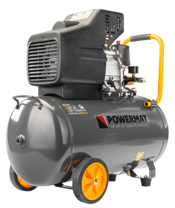 Compresor aer cu ulei 50L motor 1.85kW 2.5CP debit 206l/min presiune 8 bar alimentare 230V 2850rpm PM0685 (PM-KO-50T) [7]