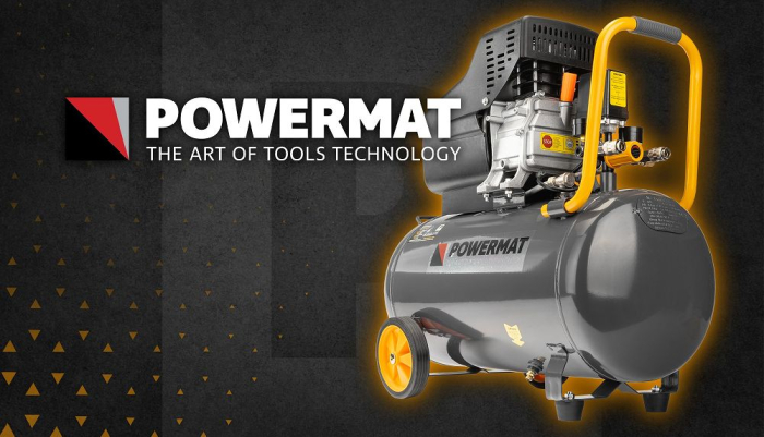 Compresor aer cu ulei 50L motor 1.85kW 2.5CP debit 206l/min presiune 8 bar alimentare 230V 2850rpm PM0685 (PM-KO-50T) [2]