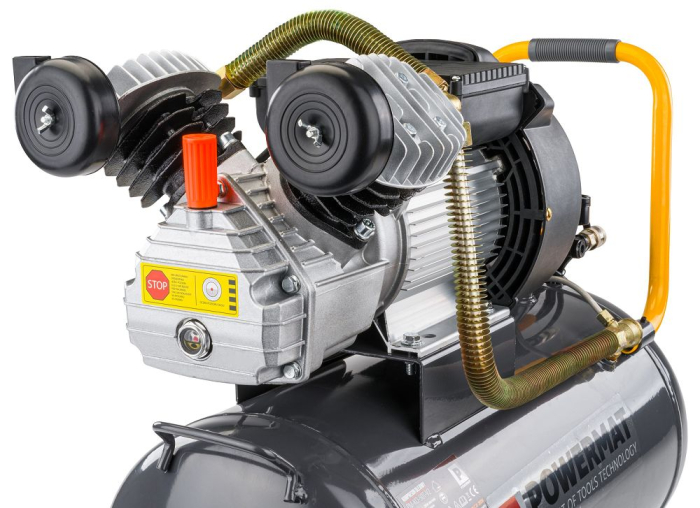 Compresor aer cu ulei 50L motor 2.2kW 3CP debit 392l/min presiune 8 bar alimentare 230V 2850rpm PM0686 (PM-KO-50T-V2) [3]