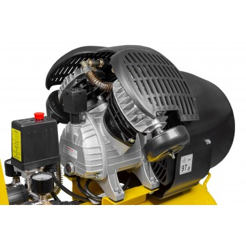 Compresor aer de ulei 100L  3,3 kW debit  490 l/min 2 pistoane 8 bar 2850 rpm ( ASC-100V) [2]