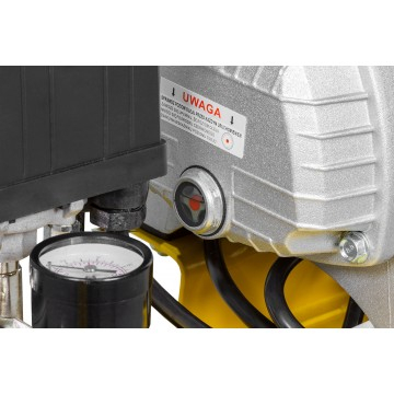 Compresor aer de ulei 100L  3,3 kW debit  490 l/min 2 pistoane 8 bar 2850 rpm ( ASC-100V) [15]