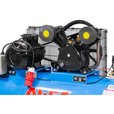 Compresor aer de ulei 200L motor 5,2 kW 2 pistoane 850l/min 2850rpm 8 bar (ALC-200-2) [10]