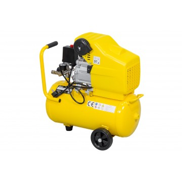 Compresor aer de ulei 24L cu motor 2,8kW debit 210 l/min 1 piston presiune 8 bar + ulei (ASC-24) [13]