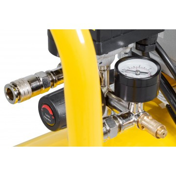 Compresor aer de ulei 24L cu motor 2,8kW debit 210 l/min 1 piston presiune 8 bar + ulei (ASC-24) [7]