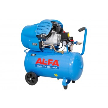 Compresor aer de ulei 50L 3.2kW debit 440 l/min 2 pistoane presiune 8 bar 2850 rpm+ulei (ALC-50V) [7]
