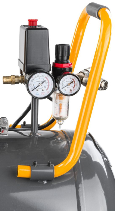 Compresor aer fara ulei 100L silentios motor 3kW 4.1CP debit 580l/min presiune 8 bar alimentare 230V PM1285 (PM-KBO-100T) [3]