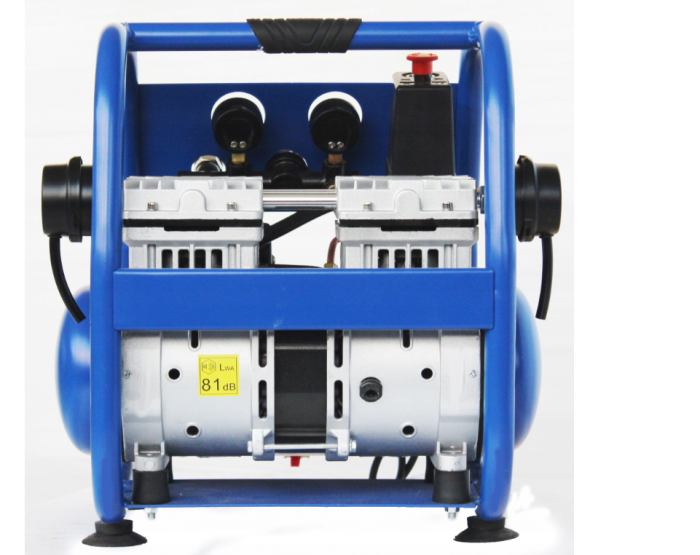 Compresor aer portabil 6L fara ulei silentios 1100W stomatologie (TA381) [7]