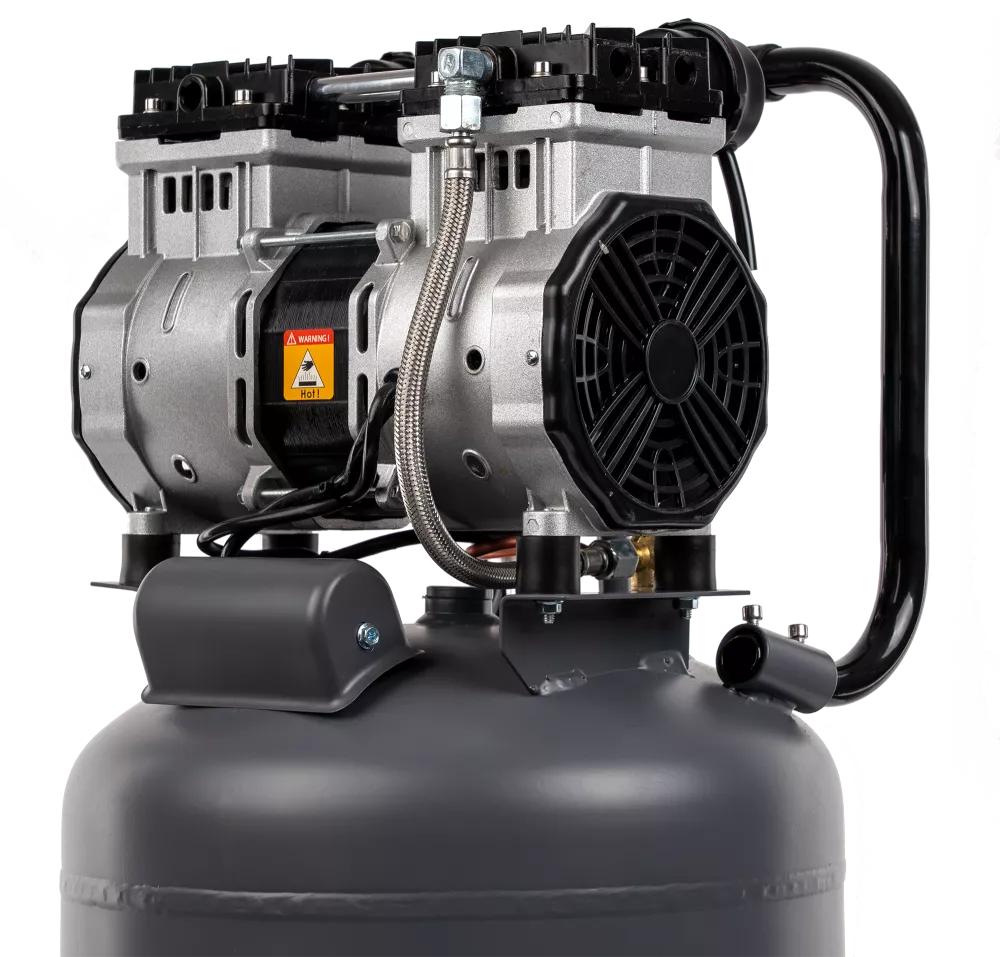 Compresor aer vertical silentios 50L 230V 10BAR fara ulei 290L/min 1500W 2.7CP (TA3396) [7]