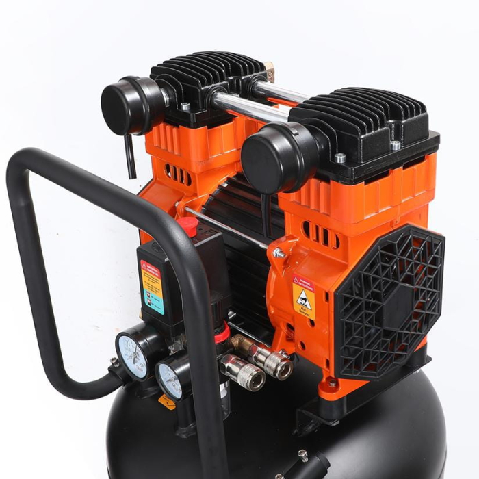 Compresor aer vertical silentios 100L 230V 10BAR fara ulei 395L/min 3000W (KD1389) [8]