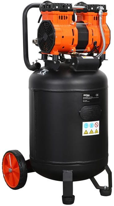 Compresor aer vertical silentios 50L 230V 8BAR fara ulei 290Lmin 2000W 2.7CP (KD1388) [6]