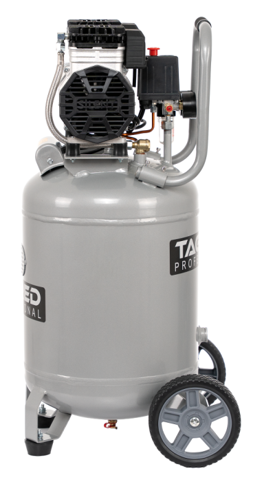 Compresor aer vertical silentios 50L 230V 8BAR fara ulei 290L/min 2000W 2.7CP (TA3394) [6]