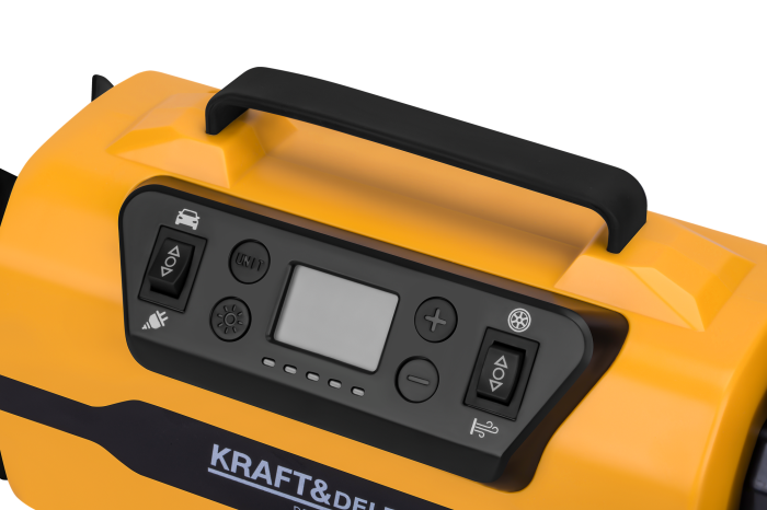 Compresor auto 12V 230V 10 bari lanterna LED afisaj LCD (KD3441) [5]